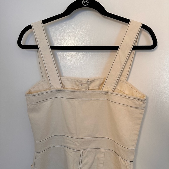 Reformation Amory Classic Jumpsuit in Ivory Size 4​ - Picture 3 of 8